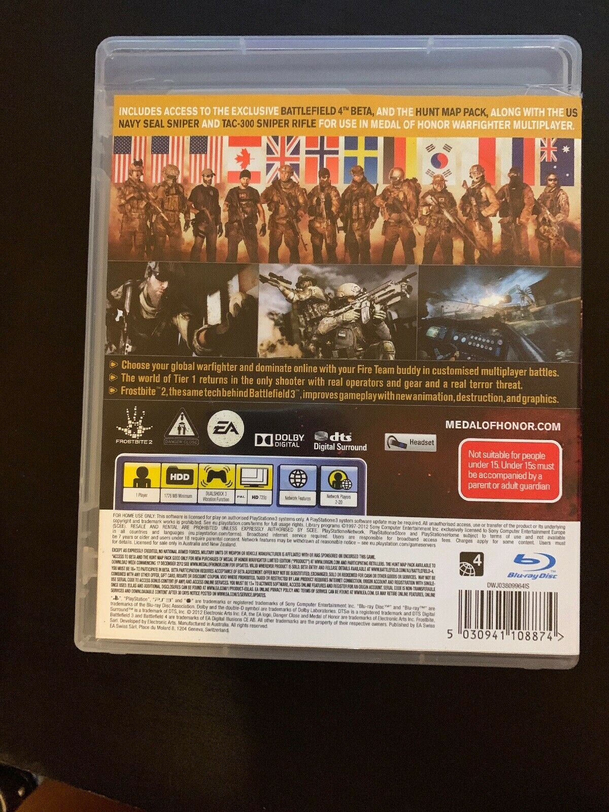 Medal of Honor Warfighter Limited Edition - Sony Playstation 3 PS3 Game