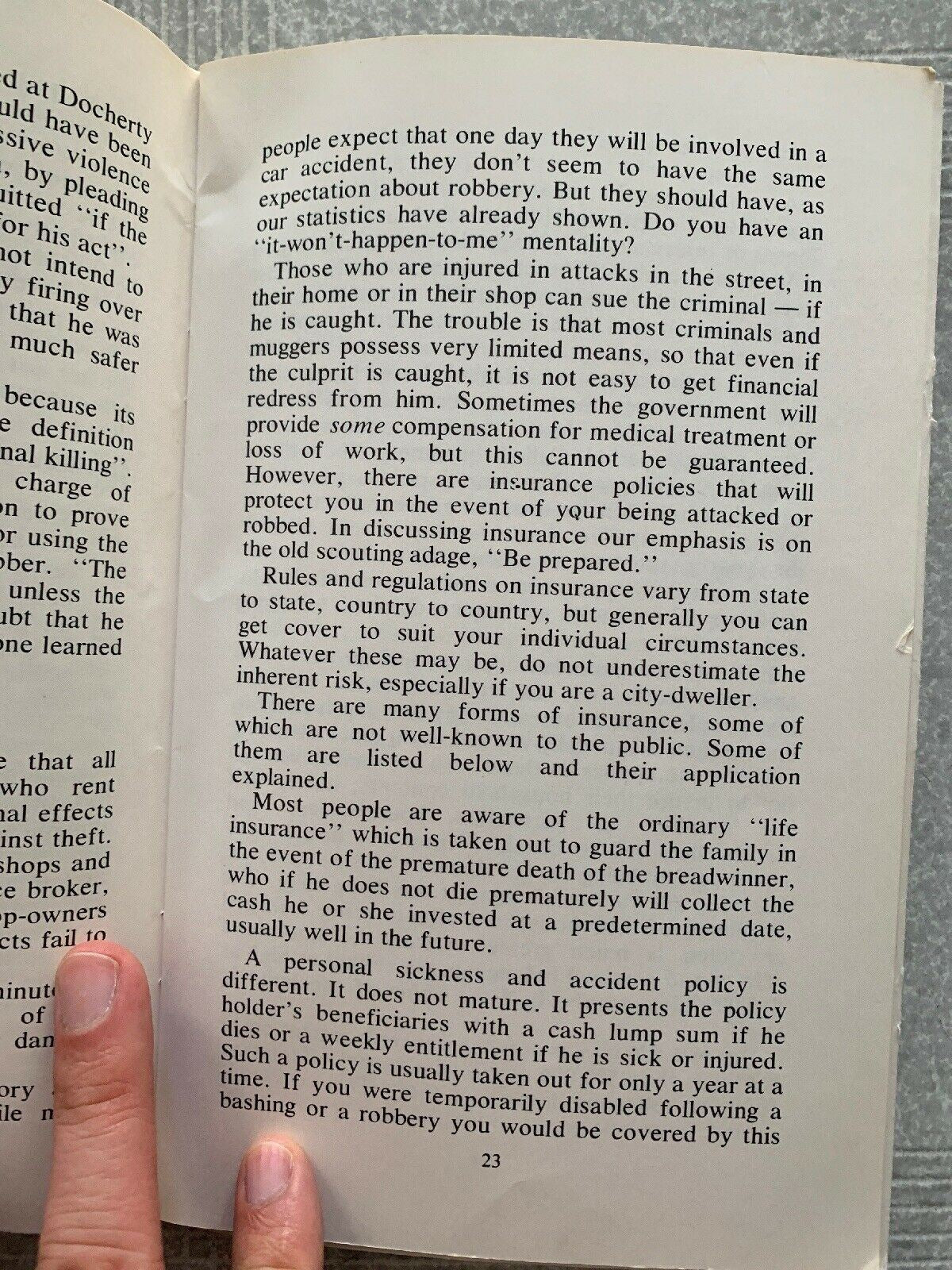 Simple Techniques Of Self Defence Mike Johnson How To Protect Yourself 1977