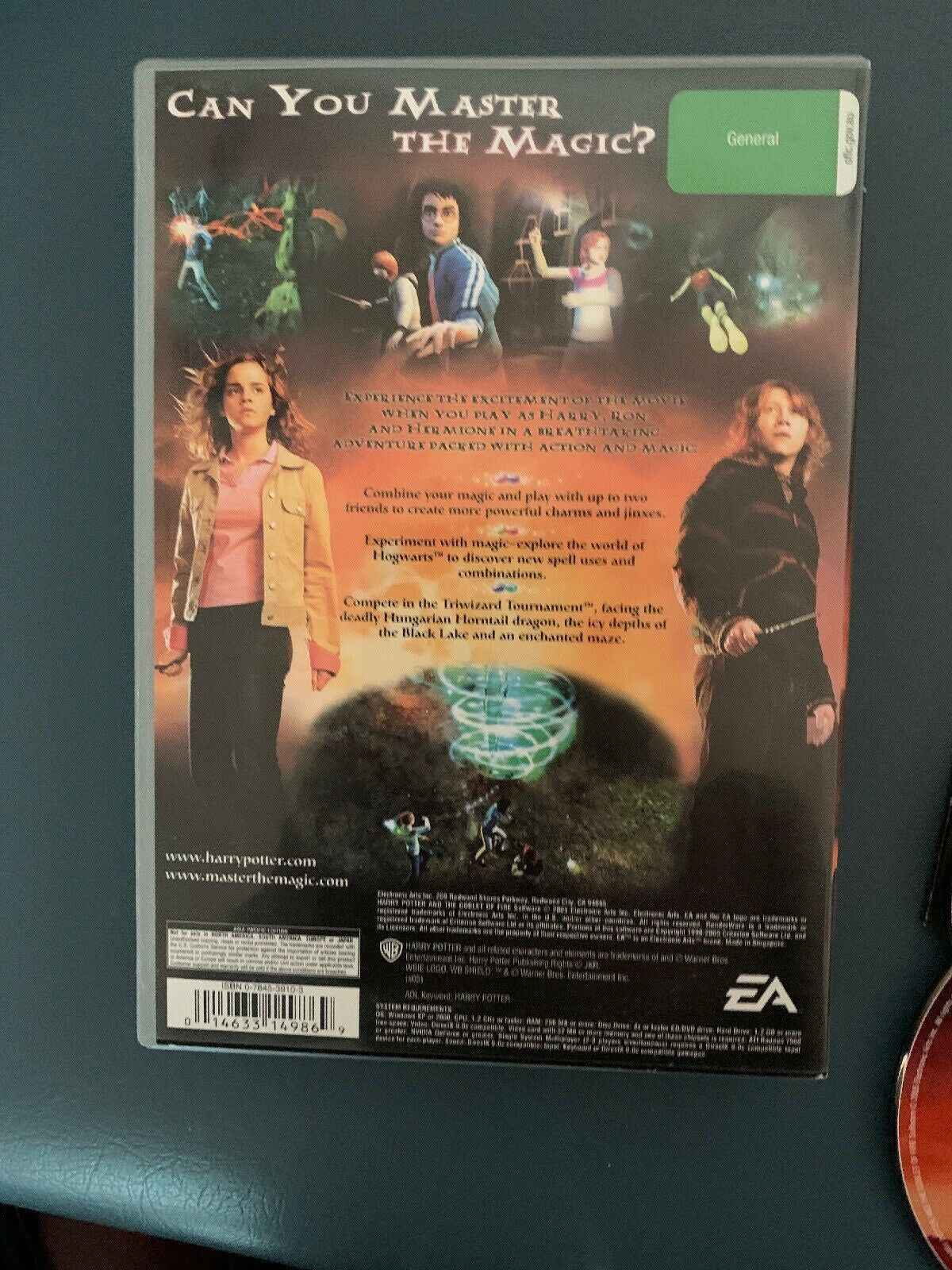 Harry Potter And The Goblet Of Fire (PC, 2005) PC Game - With Manual