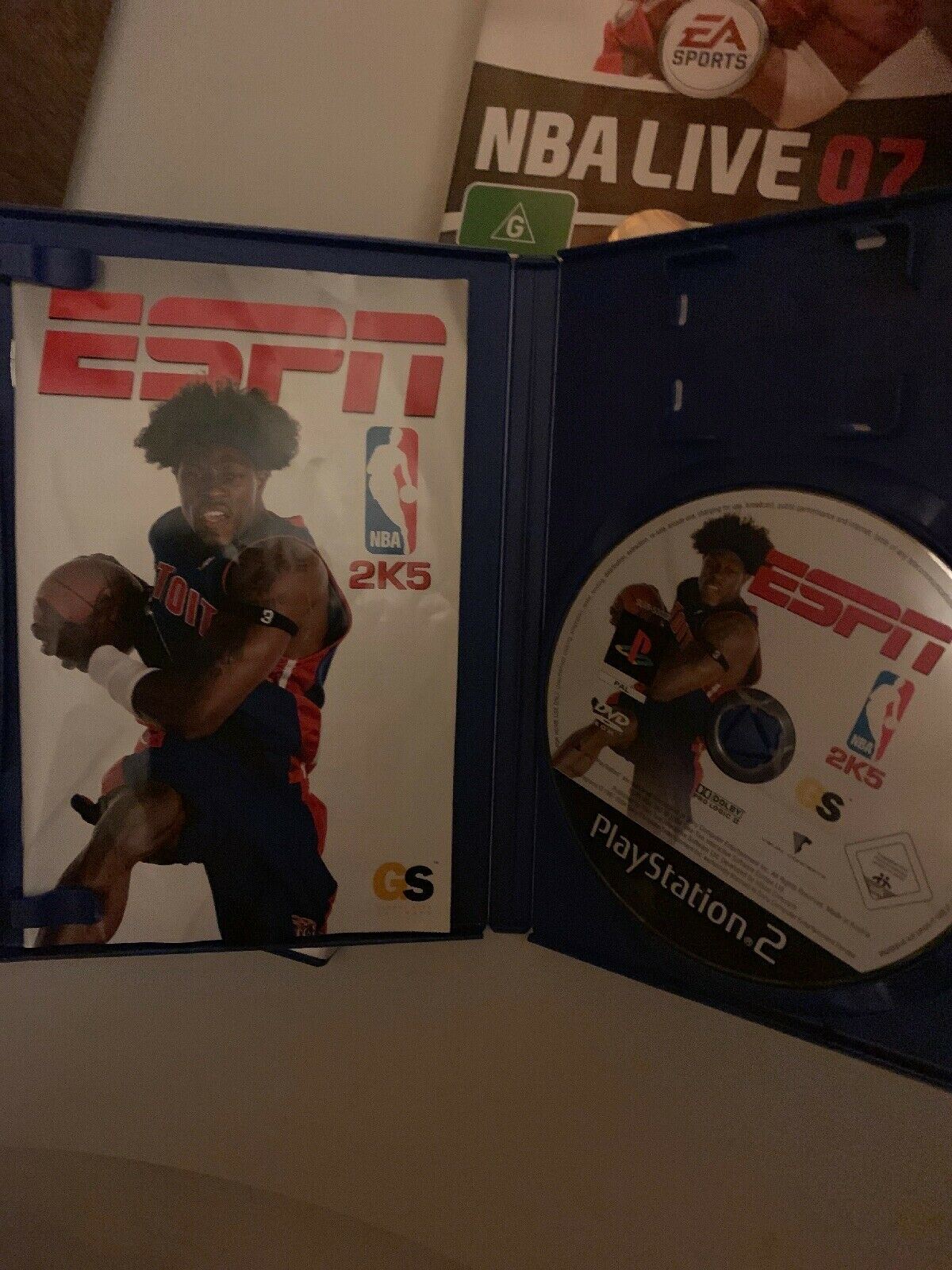4x NBA PS2 Games - NBA Live 2005, ESPN 2K5, NBA Live 2005, NBA Live 07