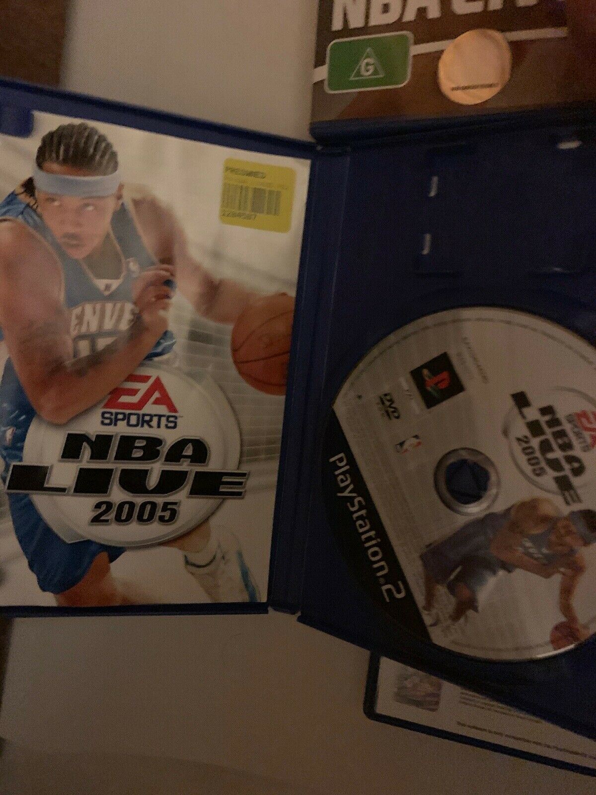 4x NBA PS2 Games - NBA Live 2005, ESPN 2K5, NBA Live 2005, NBA Live 07
