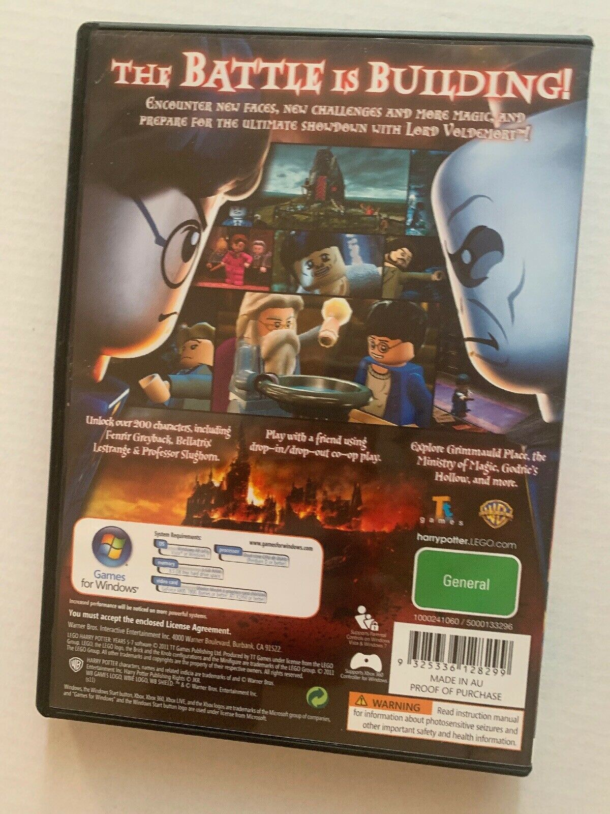 Lego Harry Potter Years 5-7 PC (2011) Windows With Manual