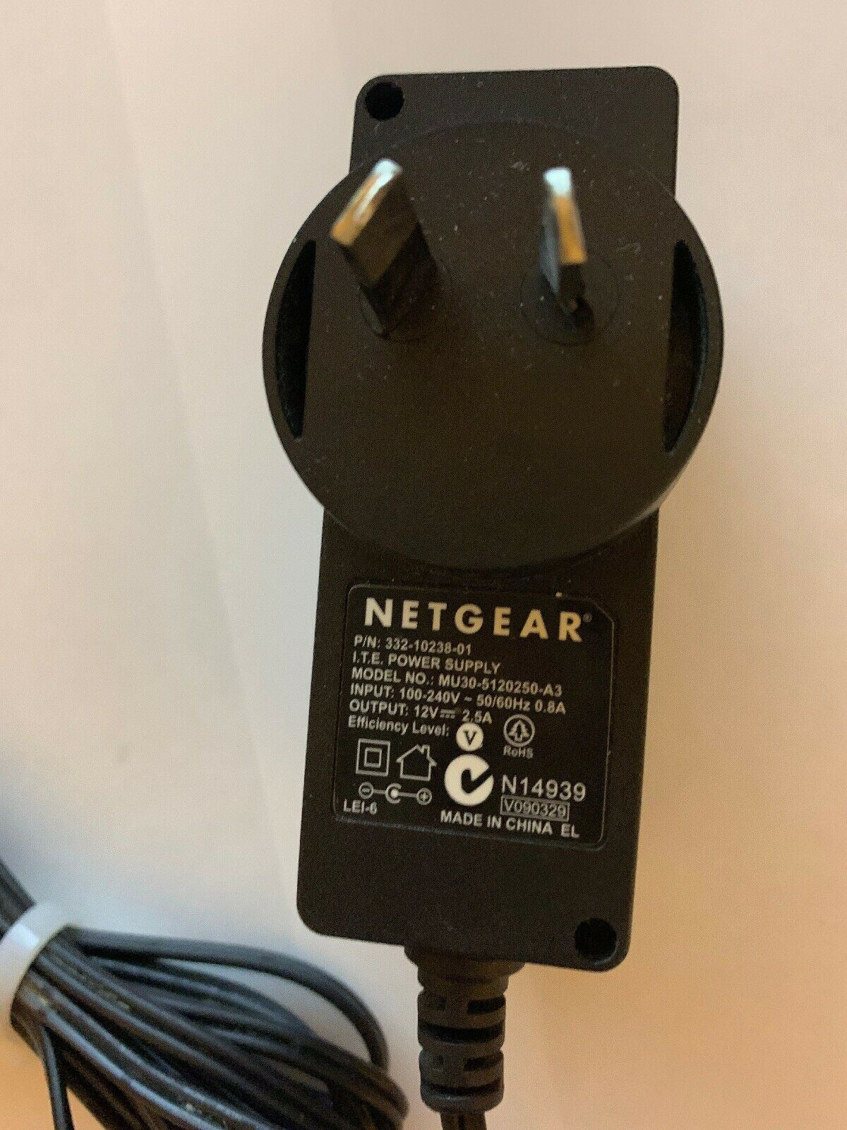 Genuine Netgear MU30-5120250-A3 AC Adapter 12 v 2.5a