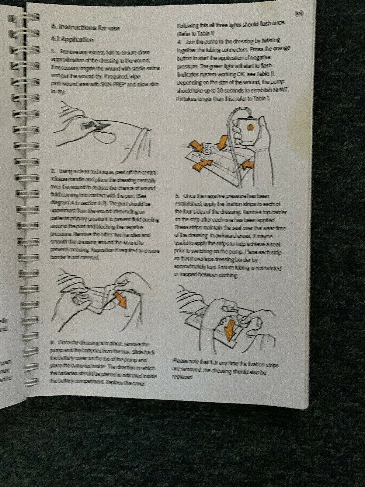 Smith & Nephew PICO Single Use Negative Pressure Wound Therapy System Manual