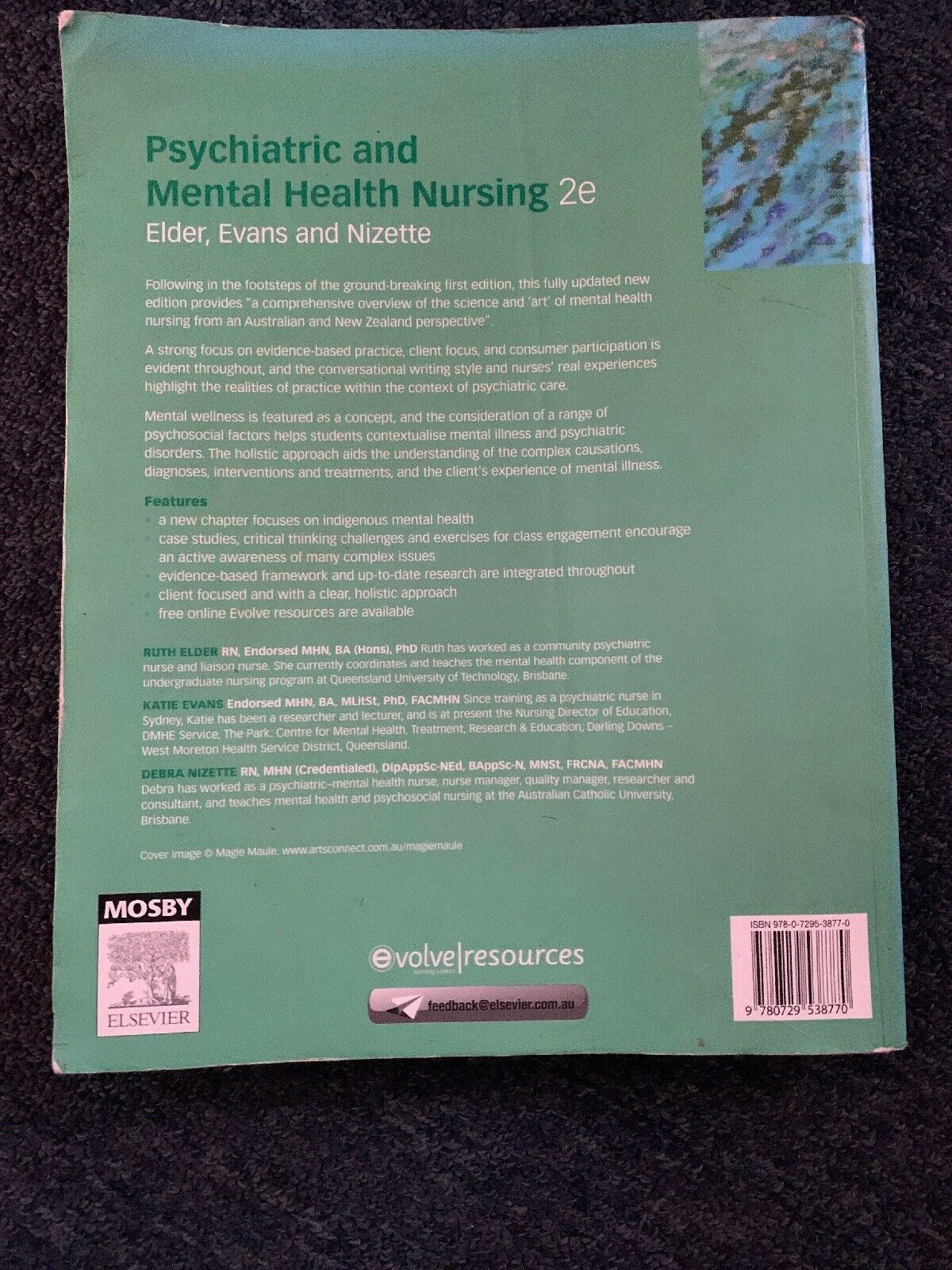 Psychiatric and Mental Health Nursing 2nd Edition Elder, Nizette, Nizette