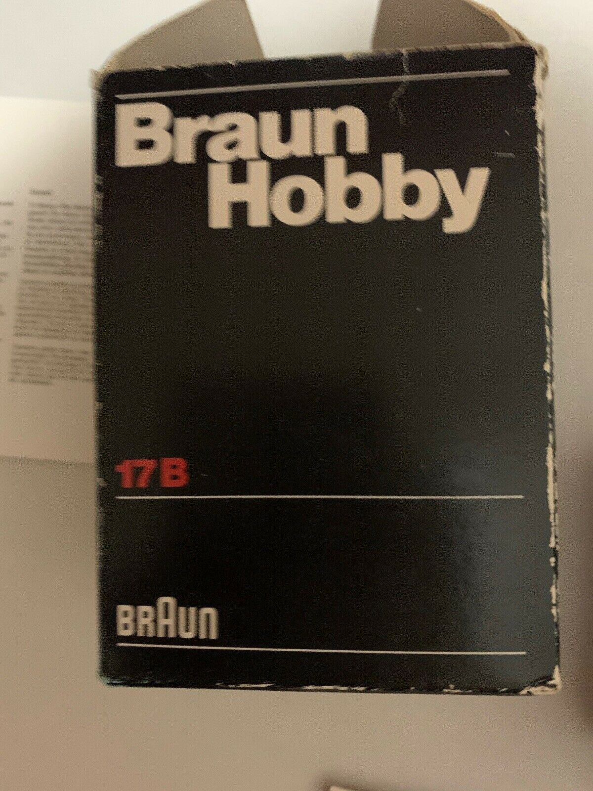 Vintage Braun Camera Flash - Braun Hobby 17B With Manual