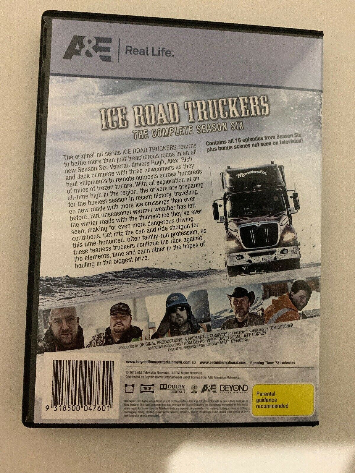 Ice Road Truckers : Season 6 (DVD, 2013, 4-Disc Set) Region 4