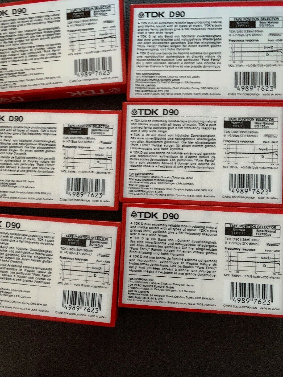 14x Cassette Tapes New & Sealed 6x TDK 5x Du Pont 3x Maxwell 90mins