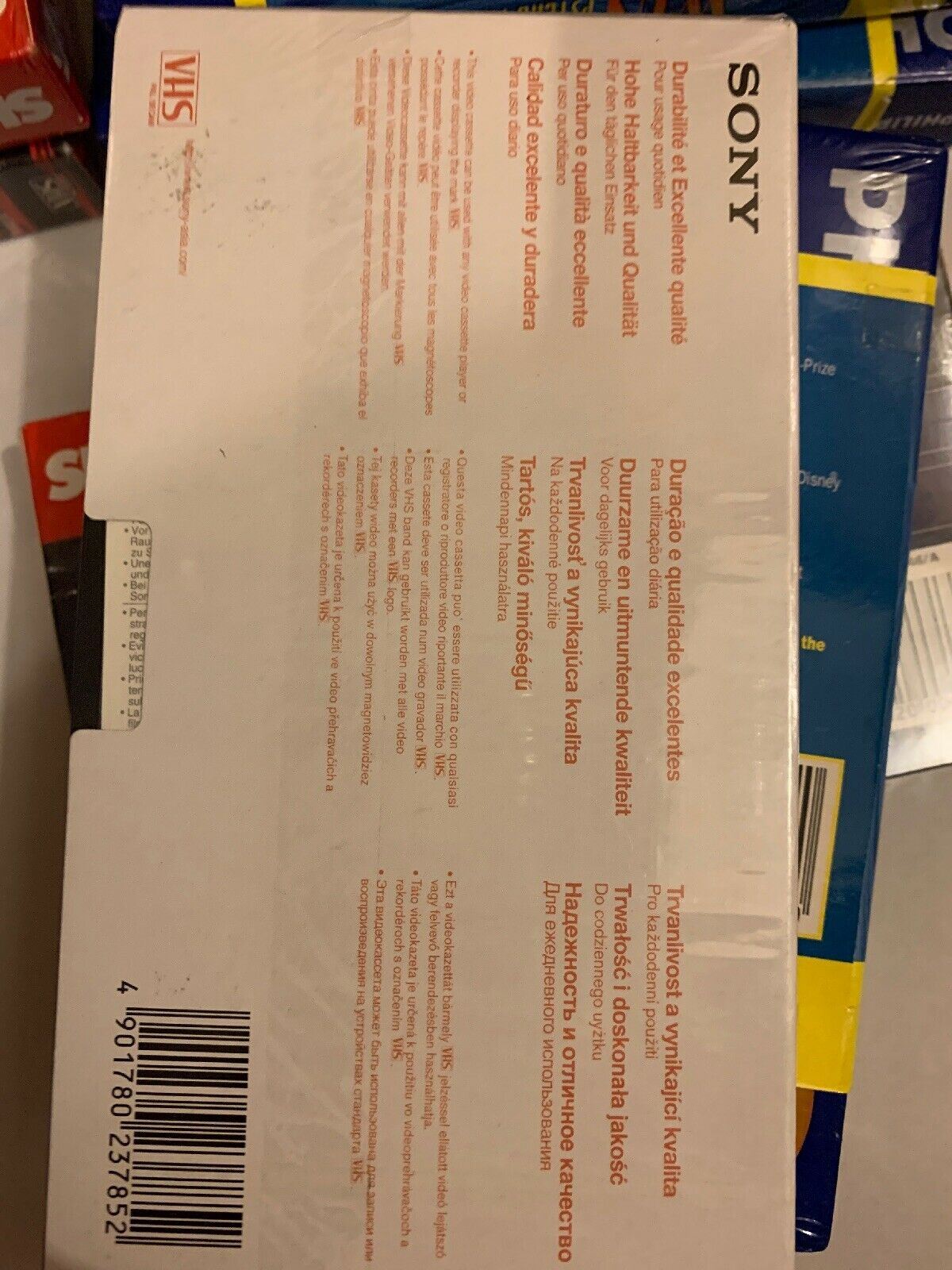 *New & Sealed* 10x Blank VHS 1x Sony 4x Philips 4x SkyVision 1x Emtec