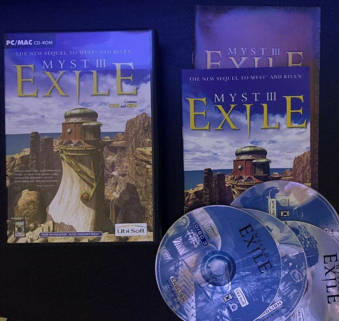 Myst III 3 Exile PC MAC (2001) Manual And Behind The Scene Booklet