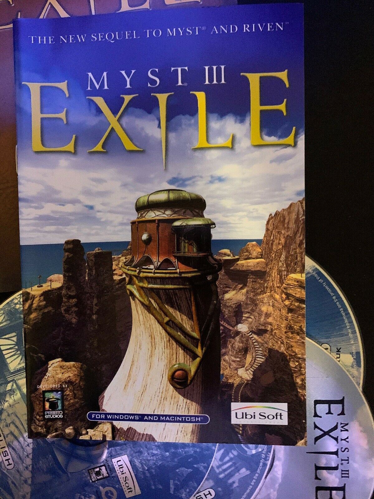 Myst III 3 Exile PC MAC (2001) Manual And Behind The Scene Booklet