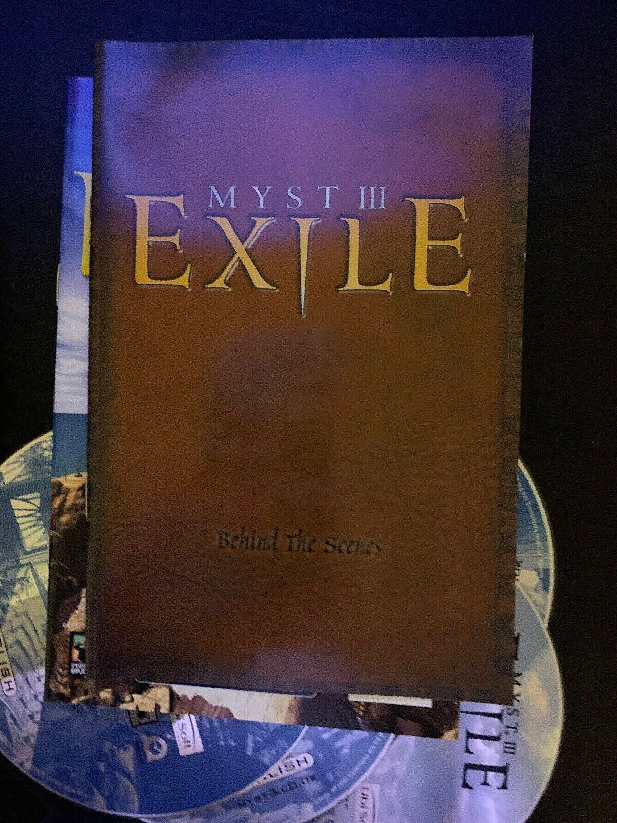 Myst III 3 Exile PC MAC (2001) Manual And Behind The Scene Booklet