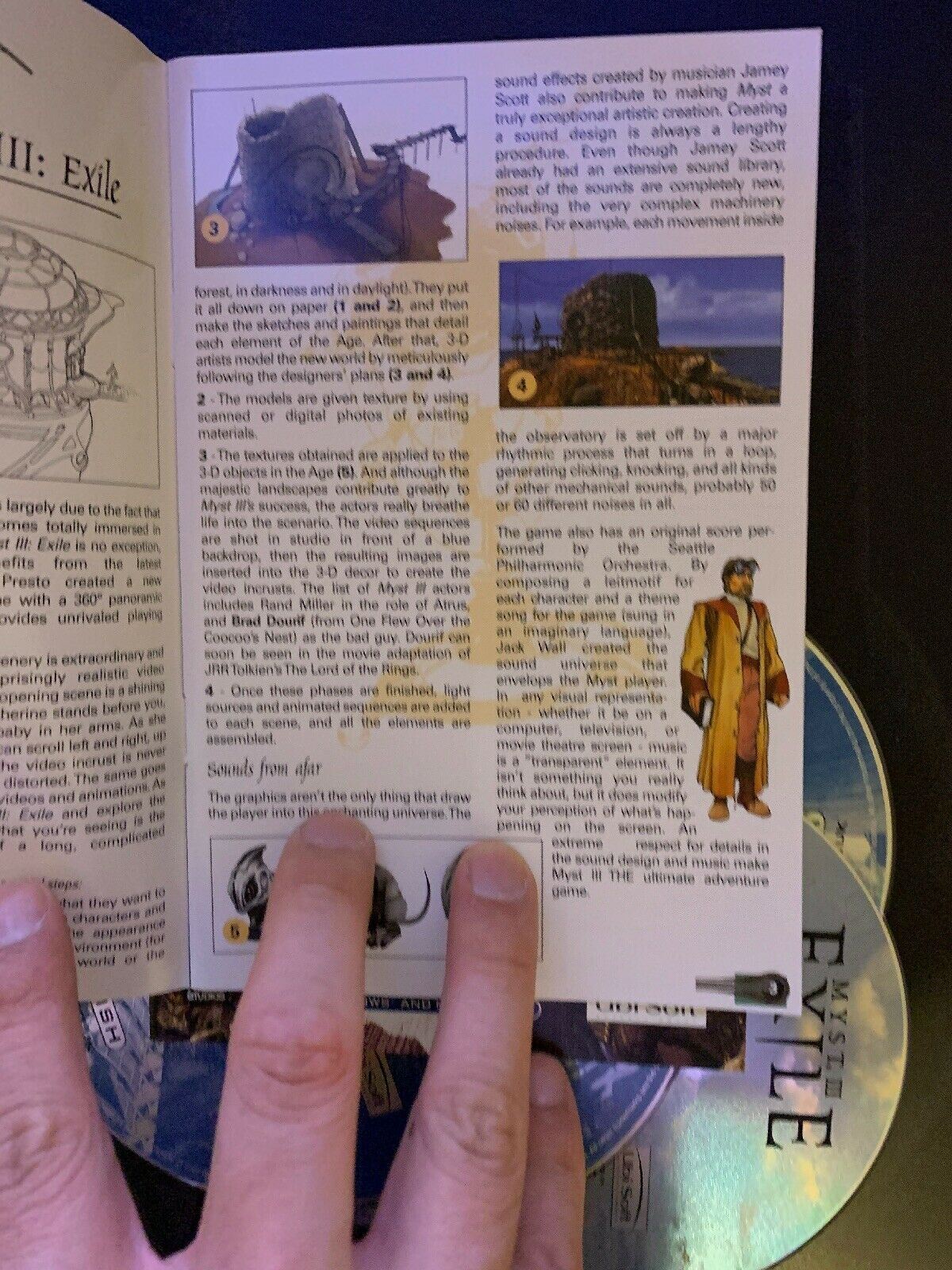 Myst III 3 Exile PC MAC (2001) Manual And Behind The Scene Booklet