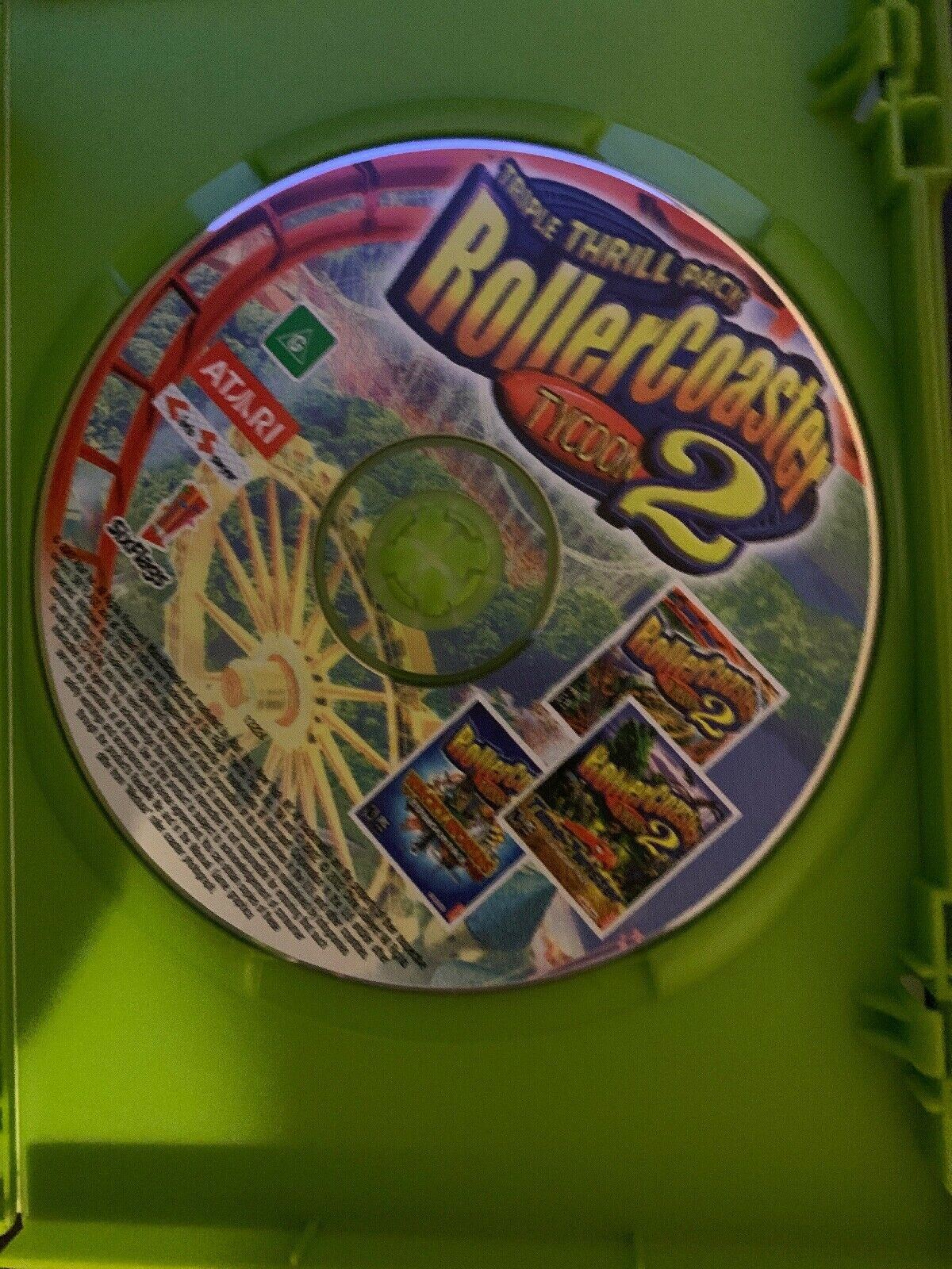 Triple Thrill Pack Rollercoaster Tycoon 2 And 2x Expansion Pack PC DVD (2002)