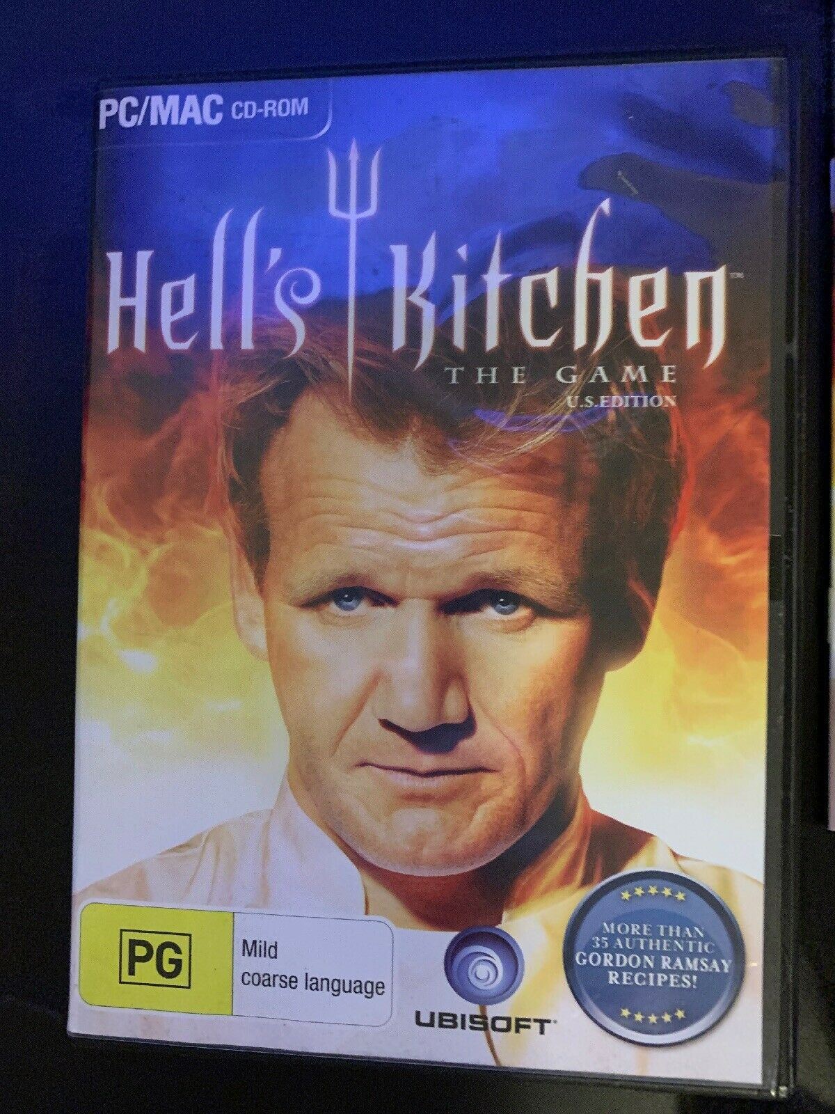 Hell's Kitchen The Game Gordon Ramsay US Edition PC MAC CDROM (2008) With Manual