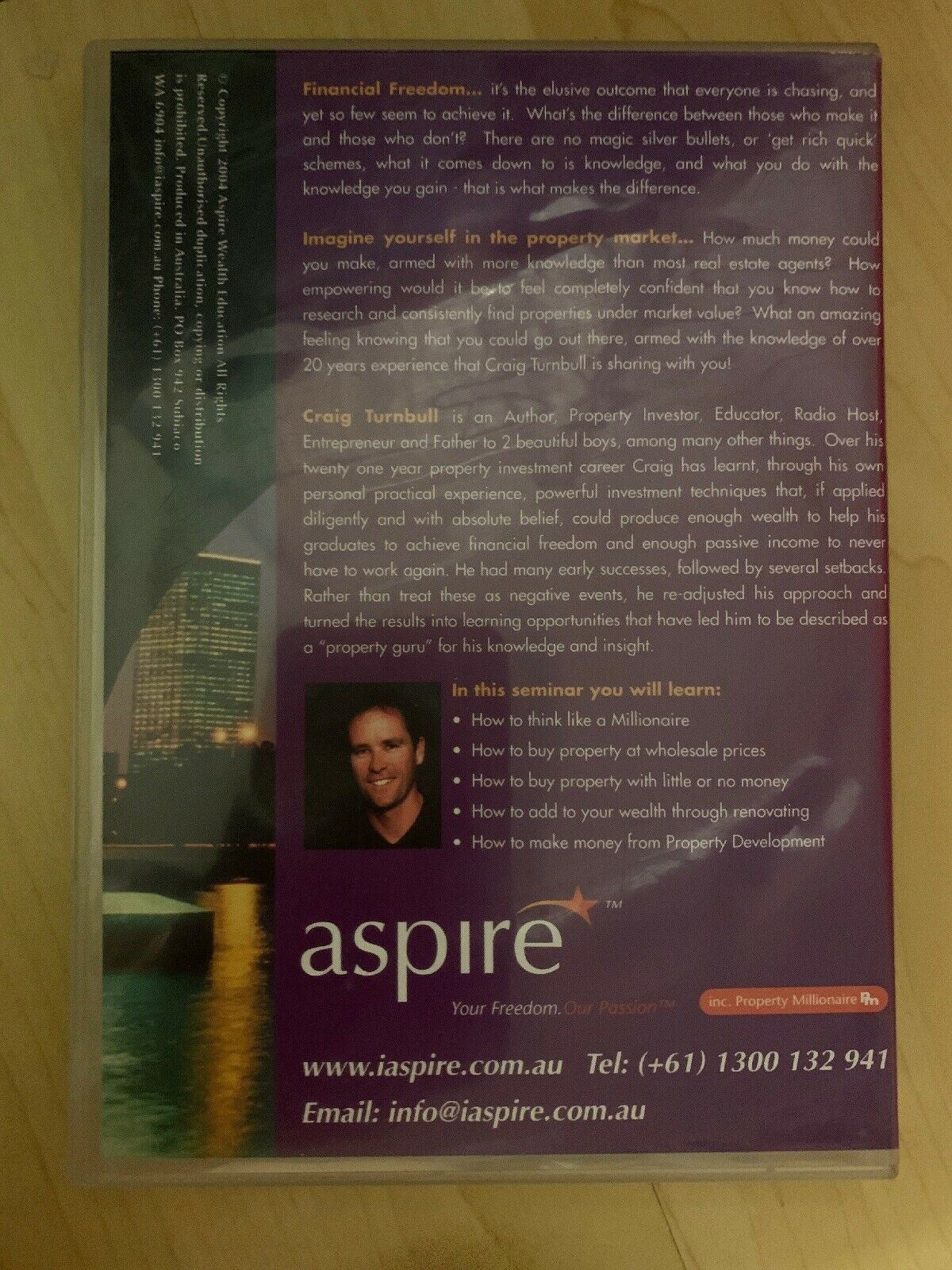 Property Wealth - Your Key To Financial Freedom Aspire Seminar DVD