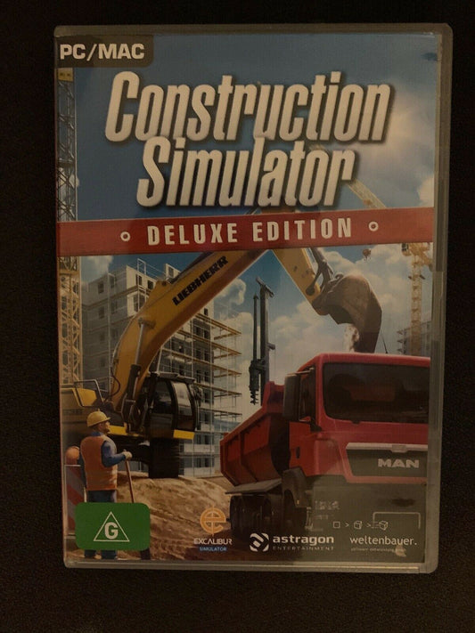 *Brand New With Stream Key* Contruction Simulator Deluxe  Edition PC MAC (2017)