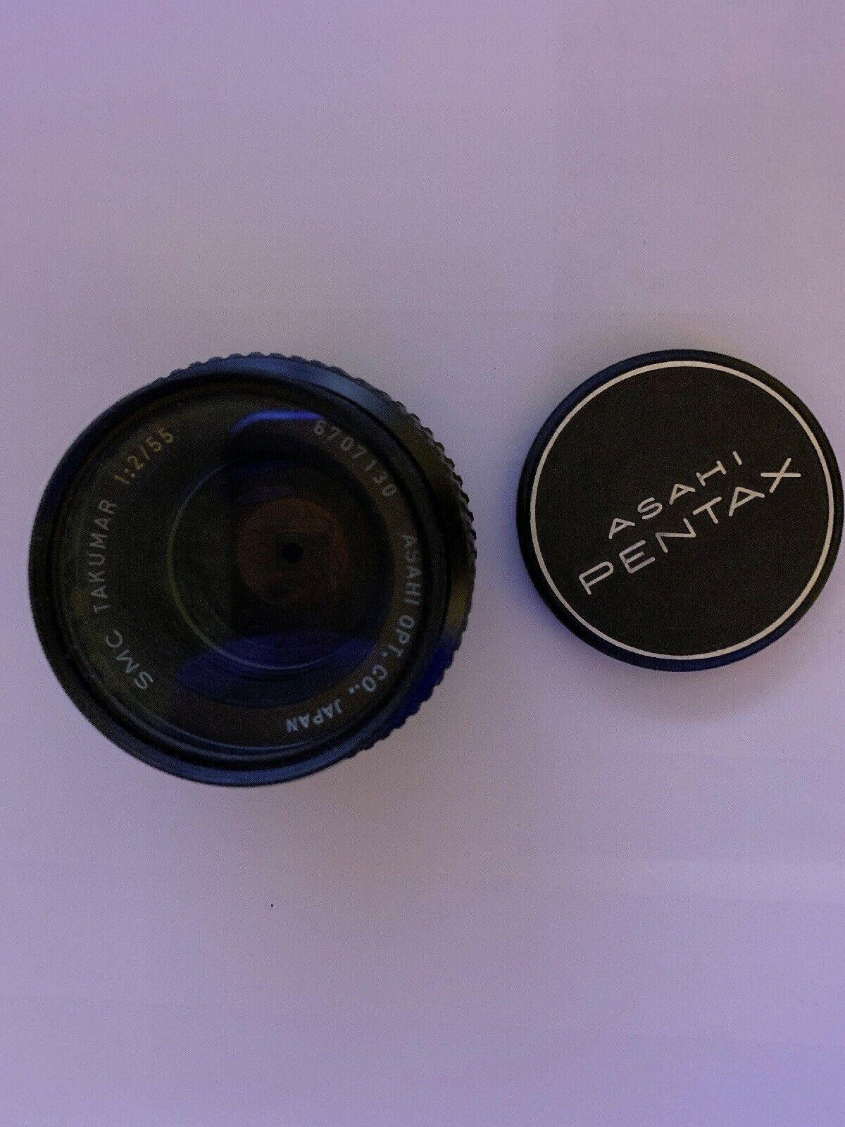 Pentax Asahi 6707130 SMC Takumar 1:2/55 Hoya 49mm UV(0) Lens