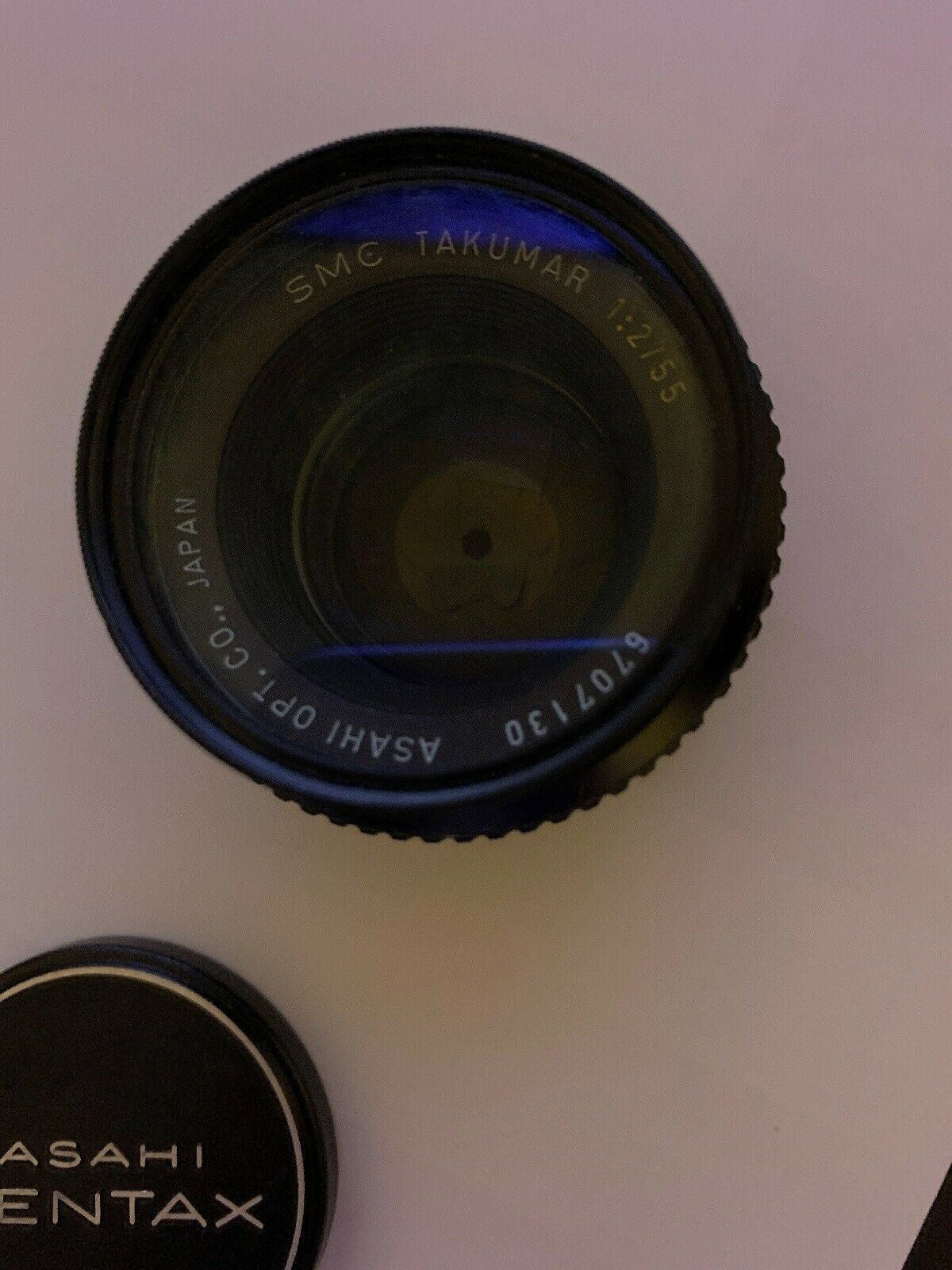 Pentax Asahi 6707130 SMC Takumar 1:2/55 Hoya 49mm UV(0) Lens