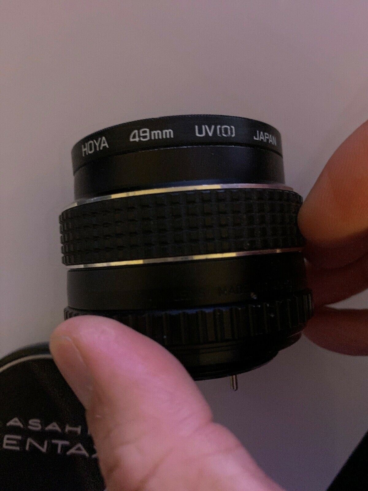 Pentax Asahi 6707130 SMC Takumar 1:2/55 Hoya 49mm UV(0) Lens