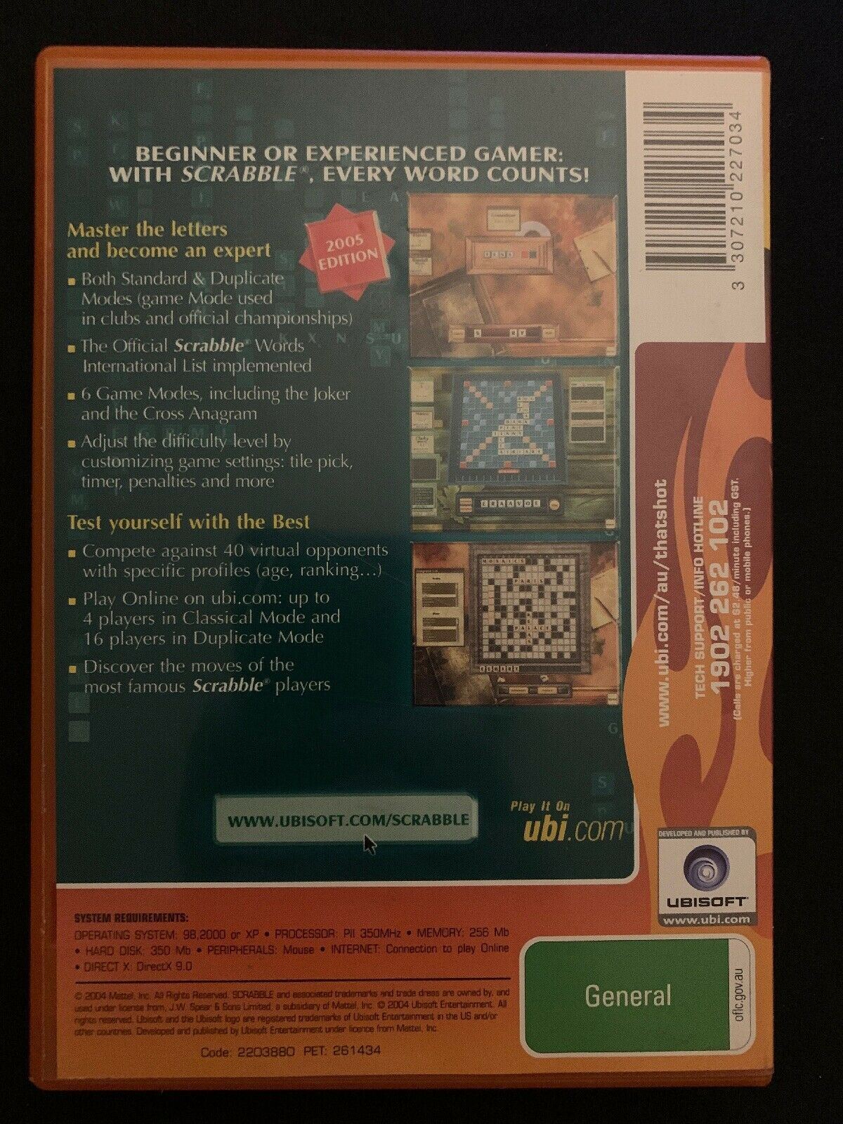 Scrabble Interactive 2005 Edition PC (CDROM) Game