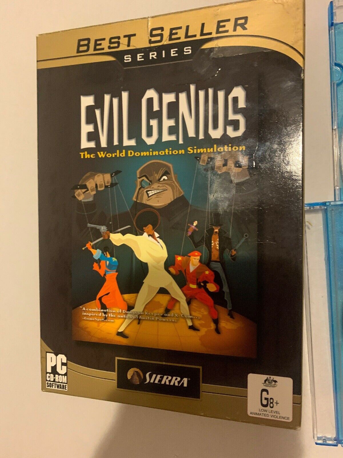 Evil Genius - The World Domination Simulation PC CDROM (2004)