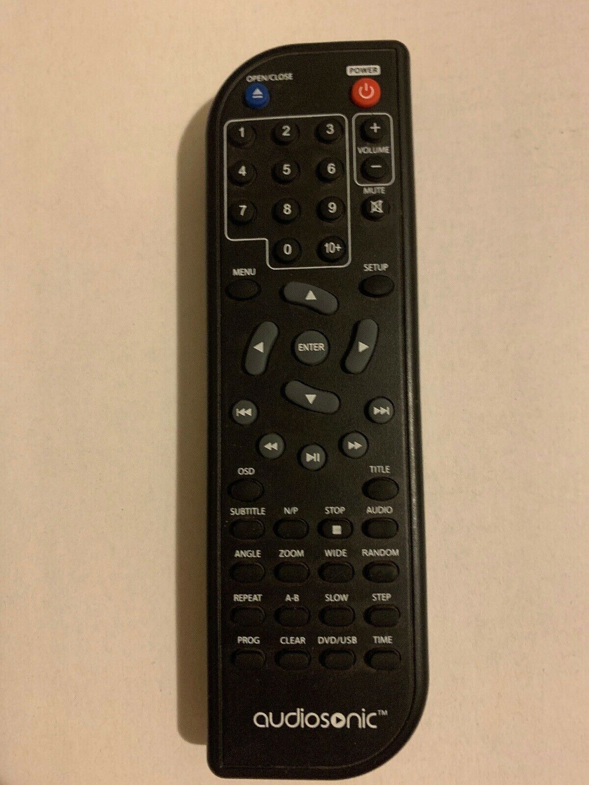 Genuine AudioSonic UM-4 IER03 Remote Control for Audiosonic DVD Player