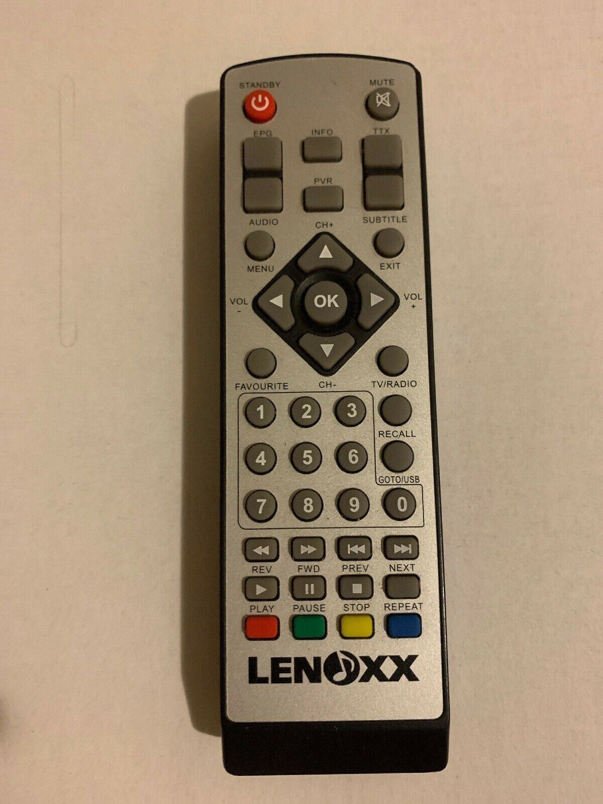Genuine Lenoxx WS-28A Remote Control