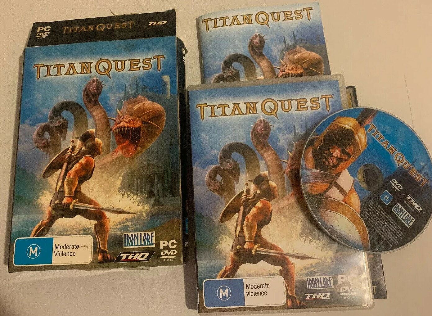 Titan Quest PC DVD (2006) With Manual - Classic Diablo Action RPG Game