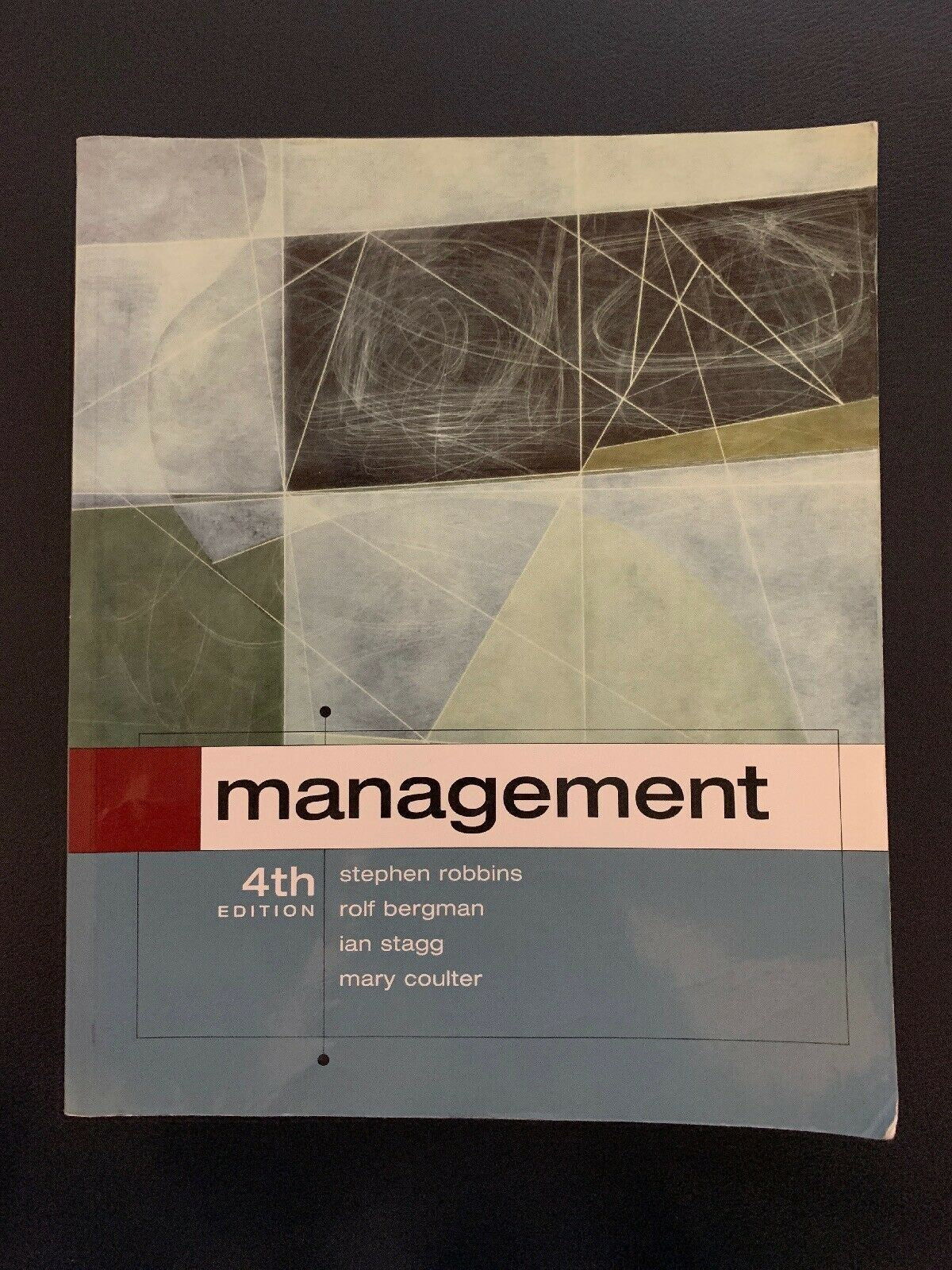 Management by Rolf Bergman, Mary Coulter, Stephen P. Robbins & Mary Coulter