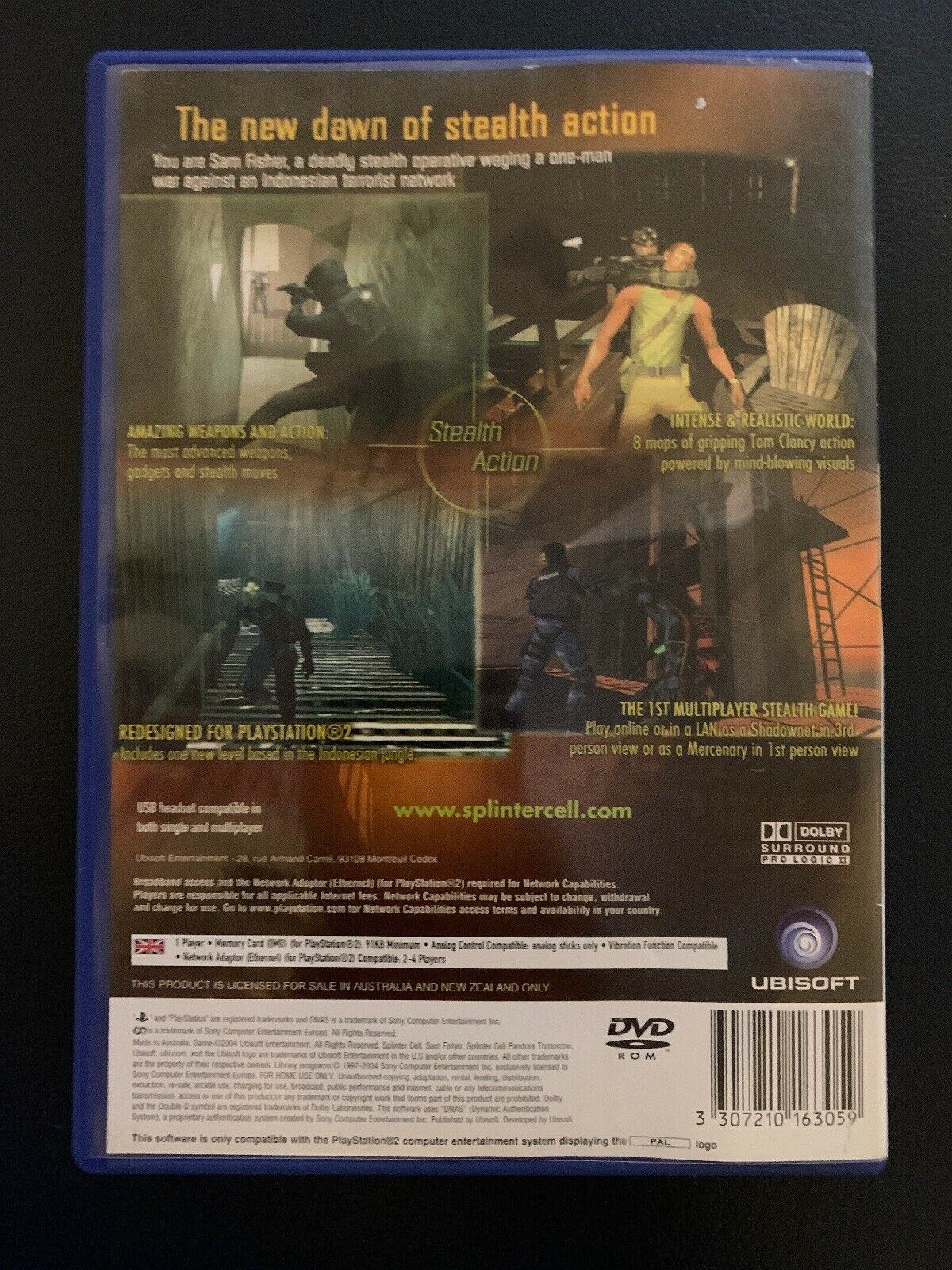 Splinter Cell: Pandora Tomorrow - Sony PlayStation 2 PS2 PAL Game