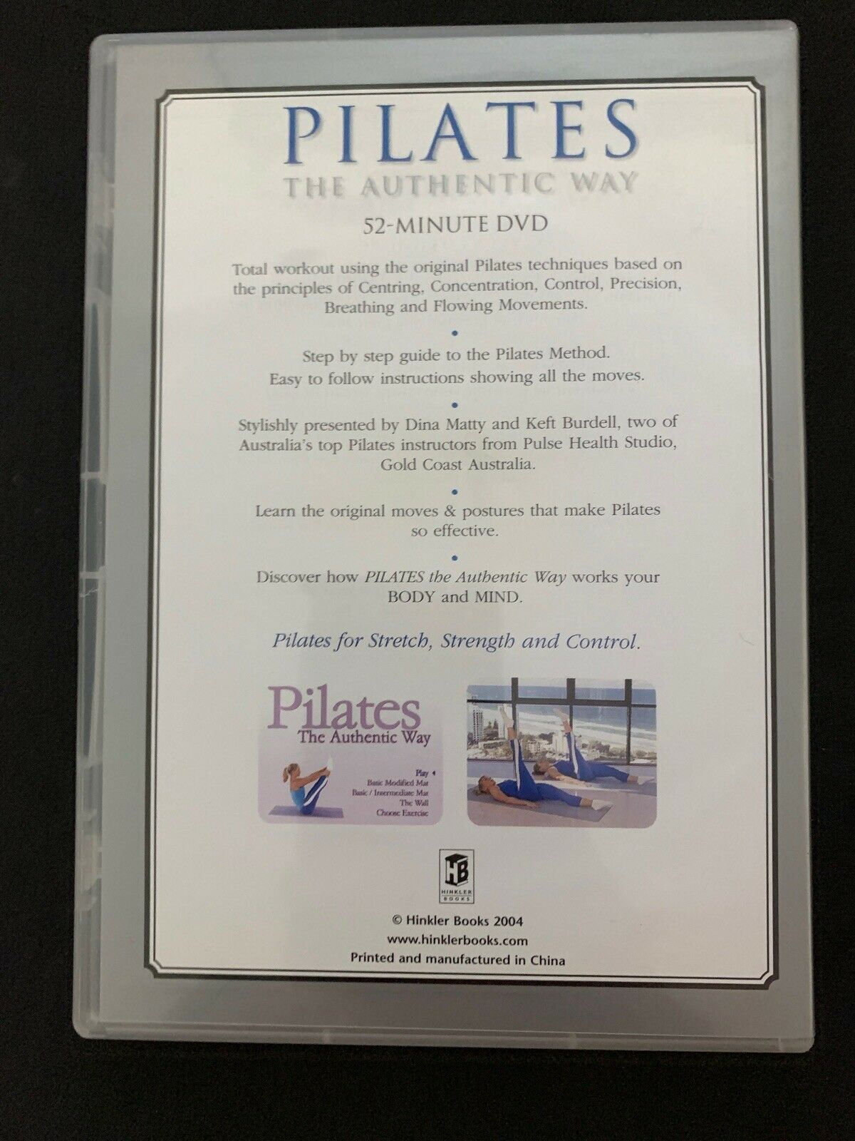 Pilates the Authentic Way by Keft Burdell Dina Matty DVD Fitness Workout