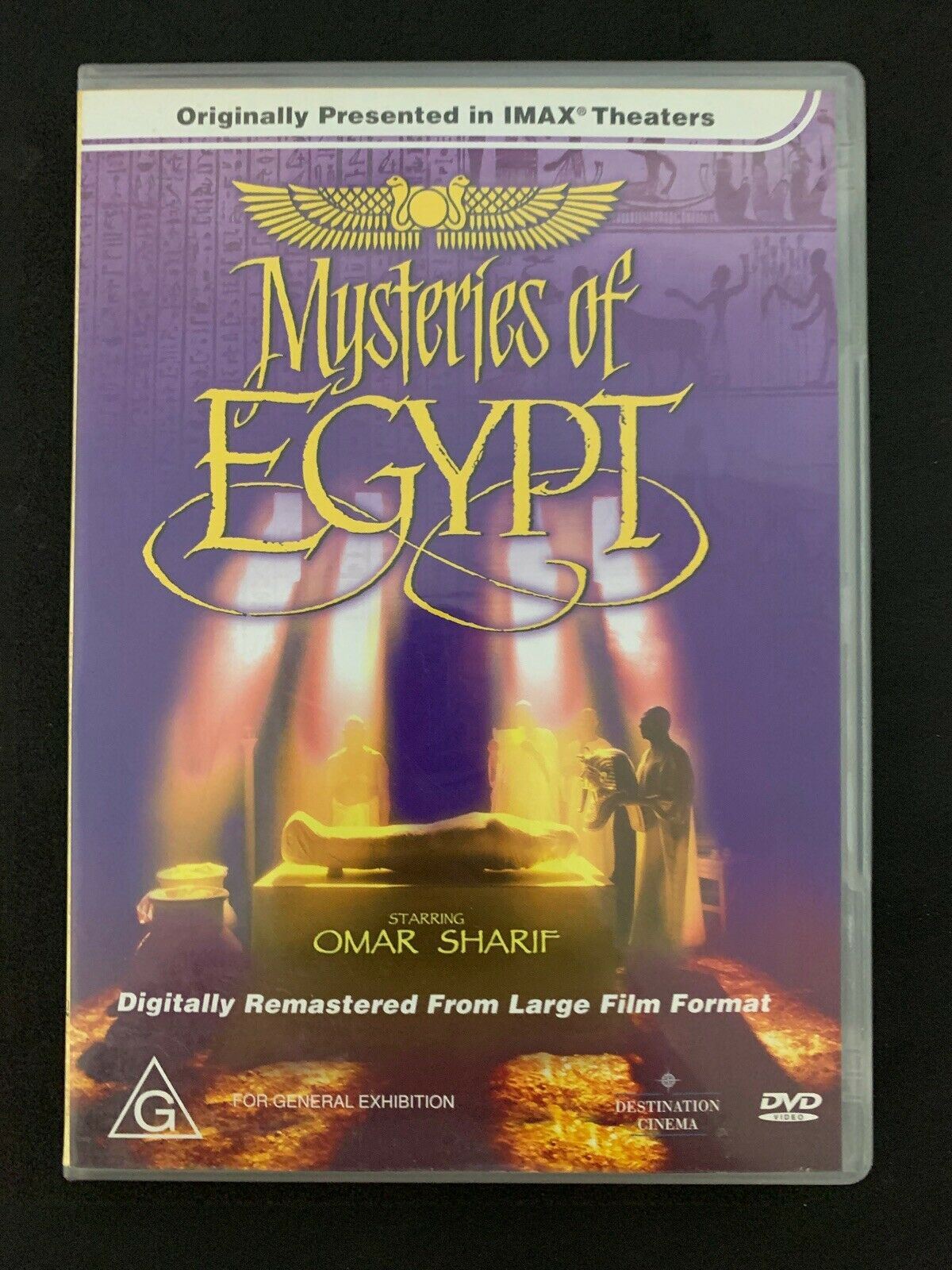 MYSTERIES OF EGYPT (IMAX Film / Movie) DVD Omar Shariff