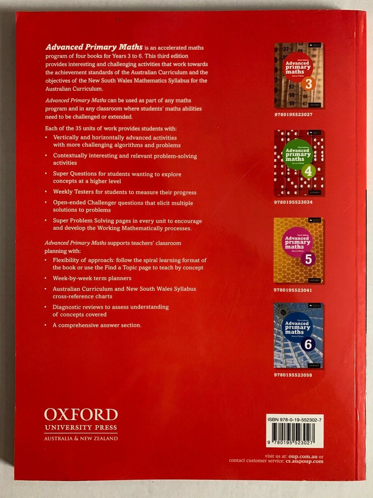 Advanced Primary Maths 3 Third Edition Harry O'Brien 2013