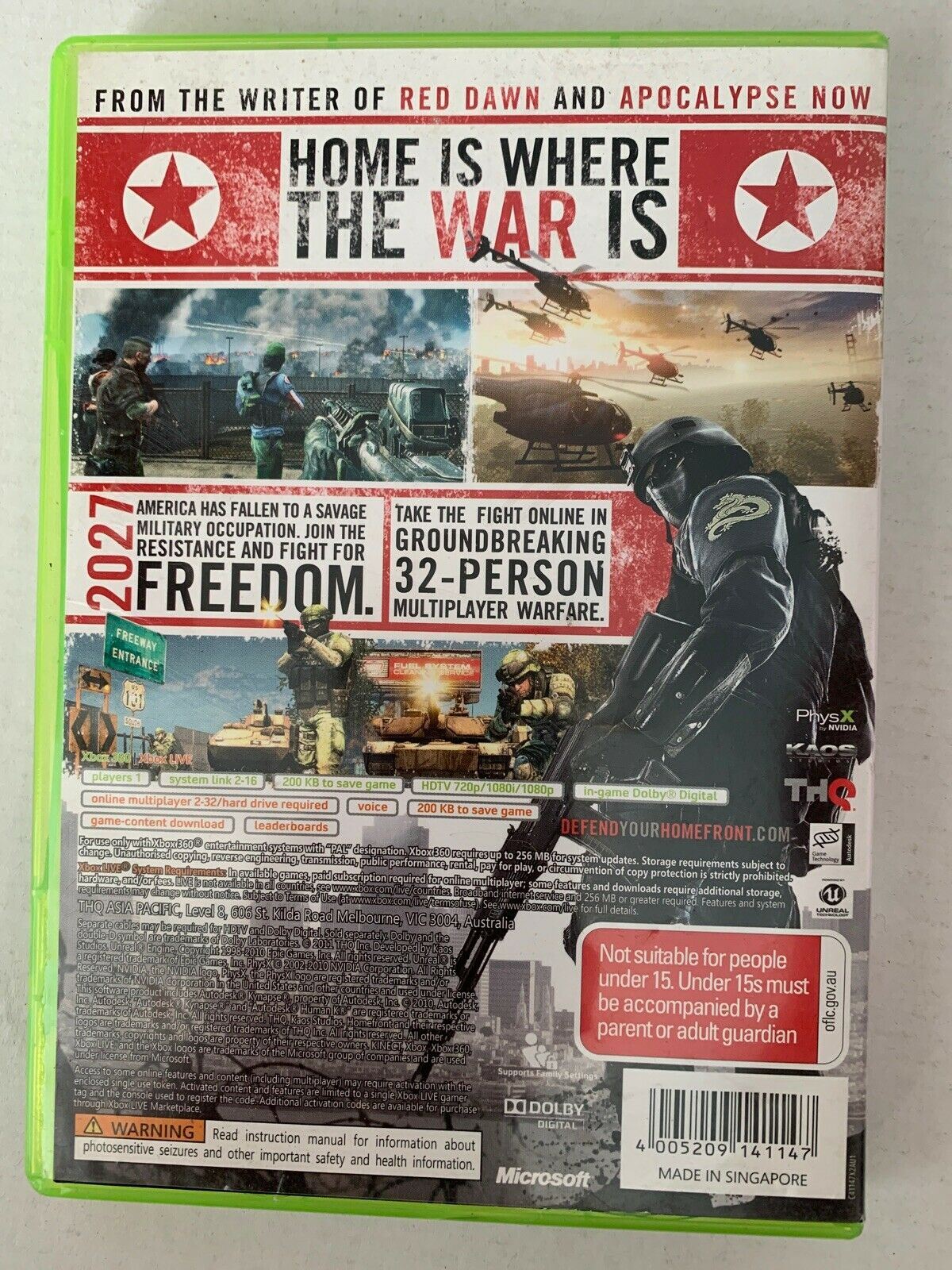 Homefront - Microsoft Xbox 360 PAL Game