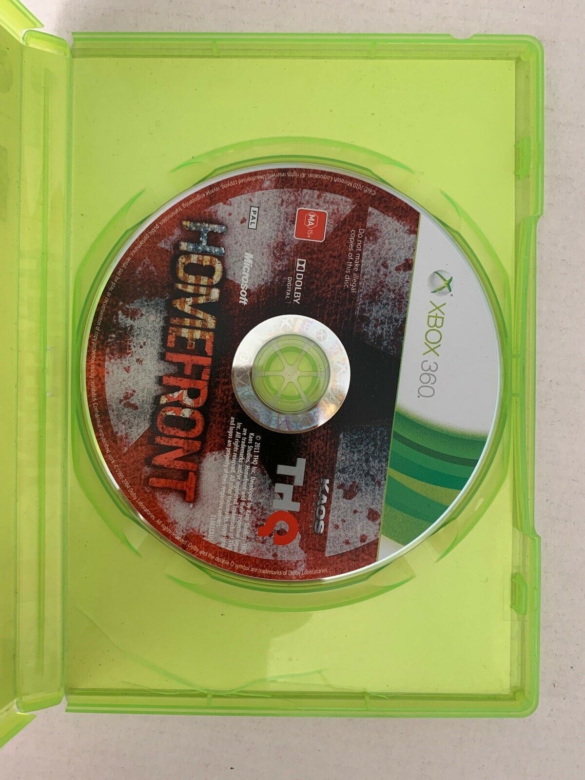Homefront Xbox 360 PAL