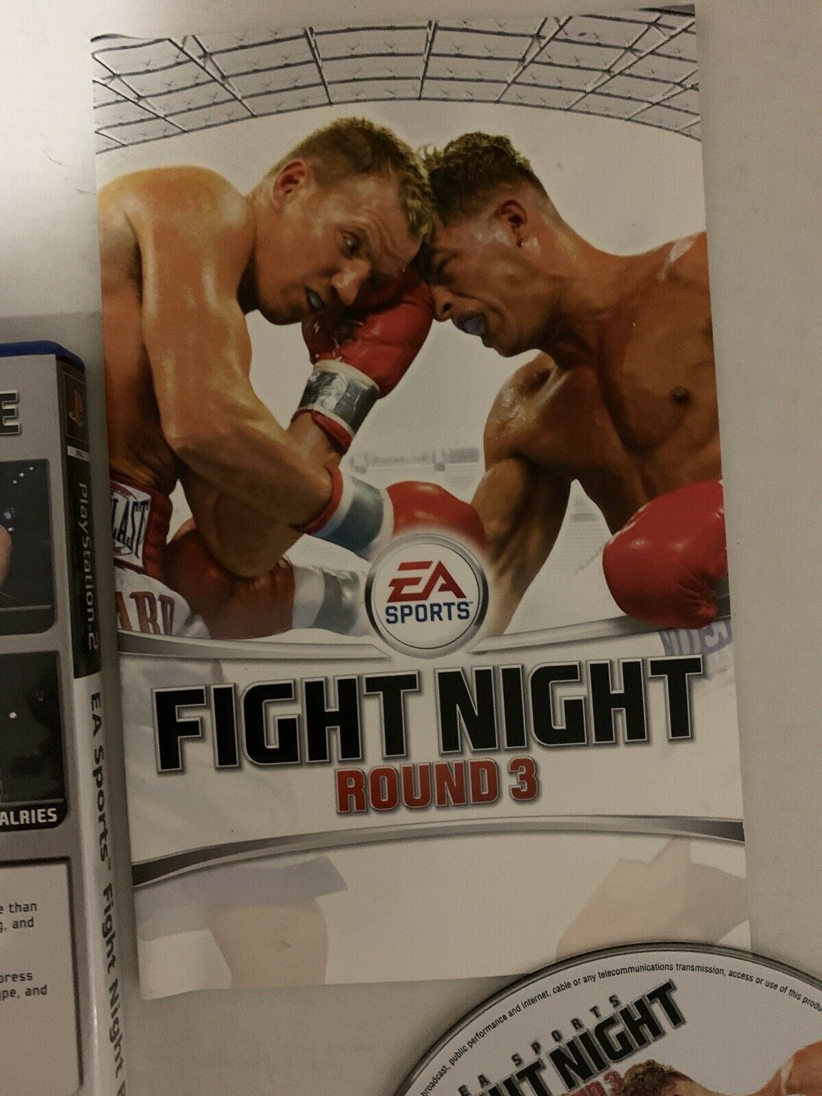 Fight Night Round 3 - PS2 Playstation 2 Game PAL With Manual