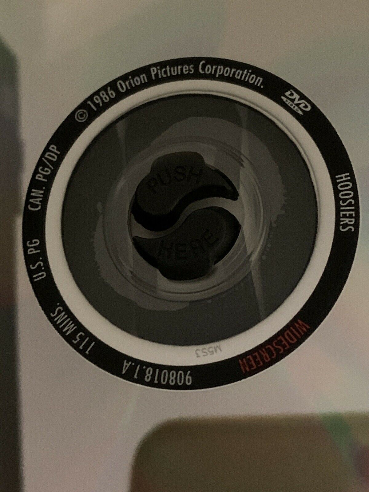 Hoosiers (DVD, 1986) Gene Hackman, Dennis Hopper. Region 1