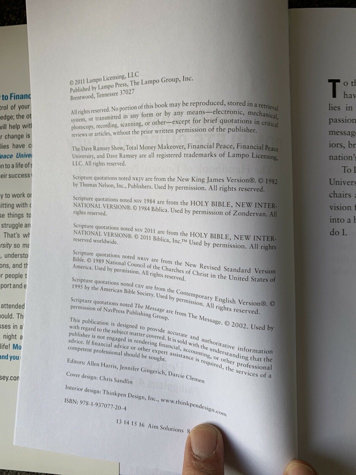 Dave Ramsey's Complete Guide to Money : The Handbook of Financial Peace...