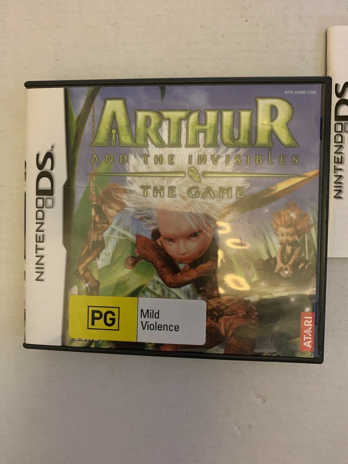 Arthur and the Invisibles (Nintendo DS, 2007) Atari With Manual