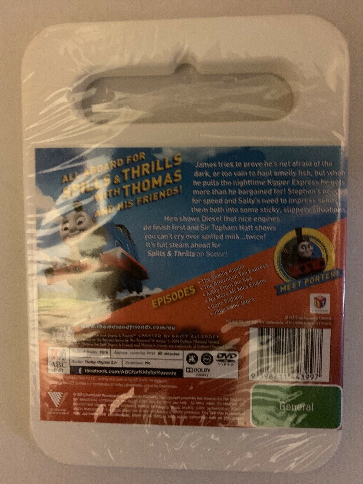 *New & Sealed* Thomas & Friends - Spills & Thrills (DVD, 2005) Region 4