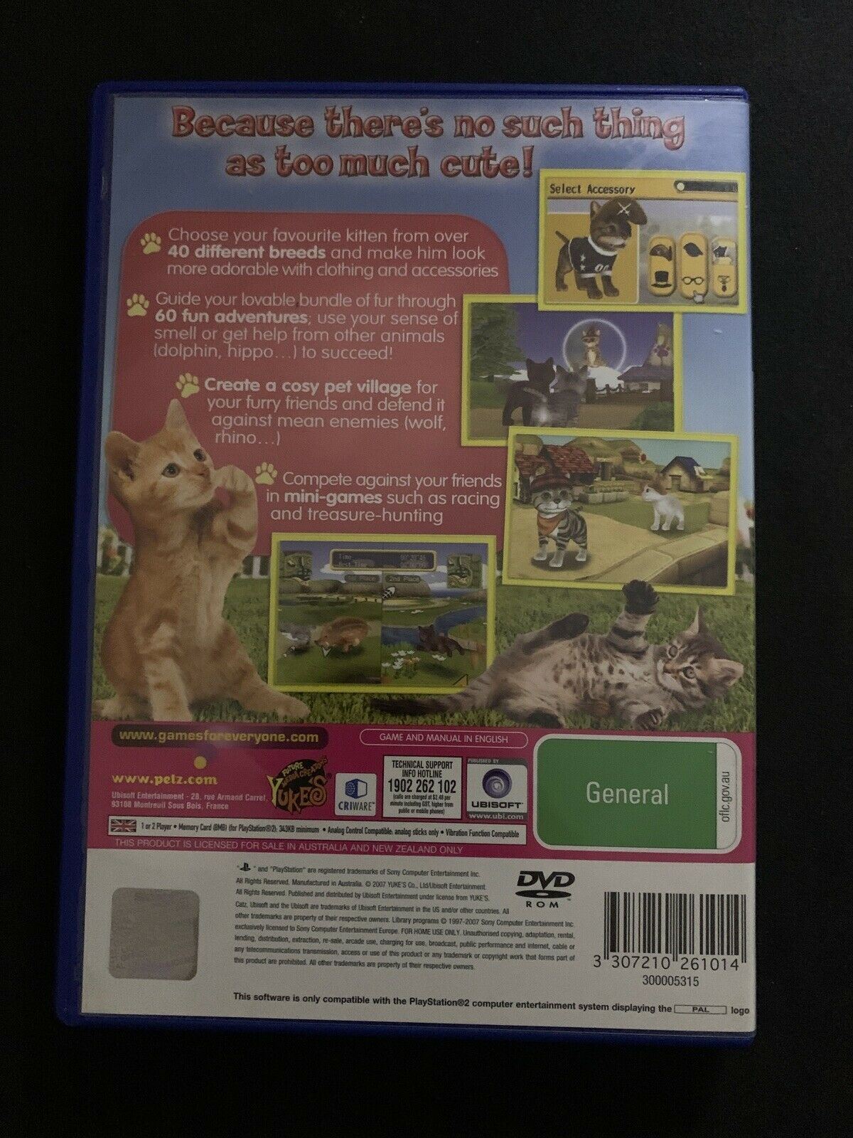 Catz - Playstation 2 Sony PS2 PAL Game 2007