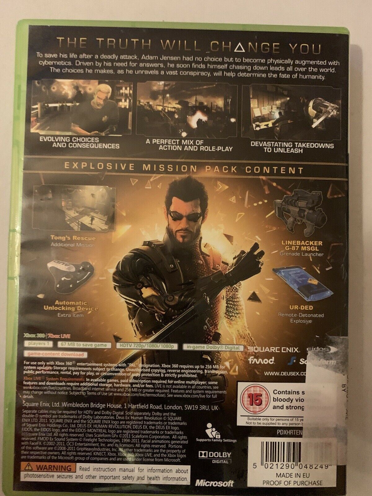 Deus Ex Human Revolution Limited Edition - Xbox 360