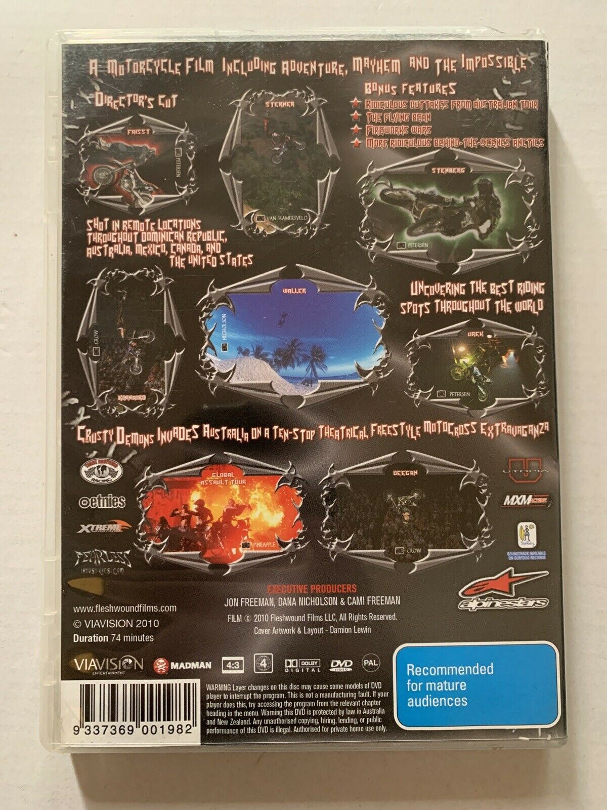 Crusty Demons Nine Lives - Volume IX 9 (DVD, 2010) Region 4