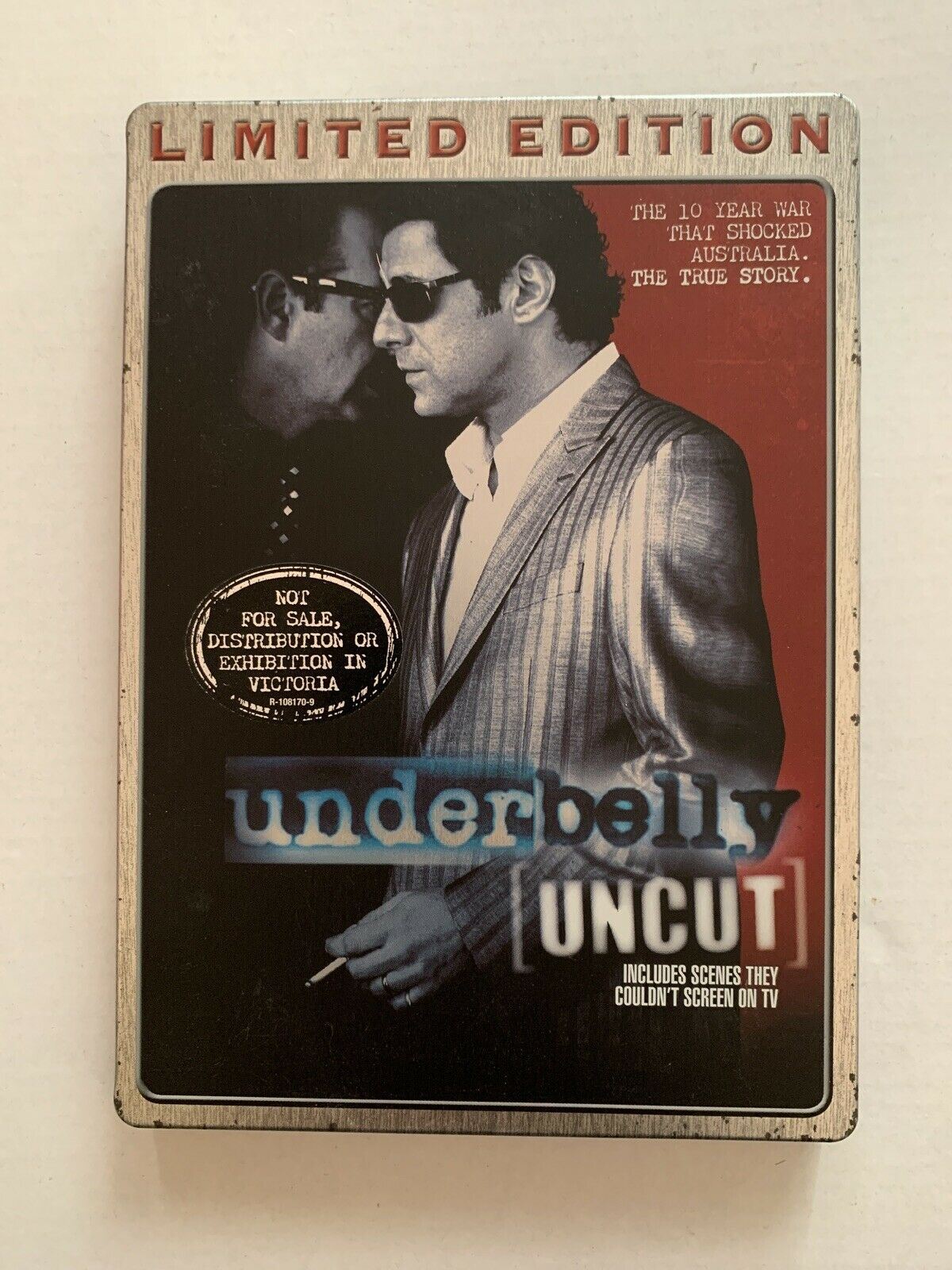Underbelly Uncut (DVD, 2008) Limited Edition - Steel Case 5-Disc Set. Region 4