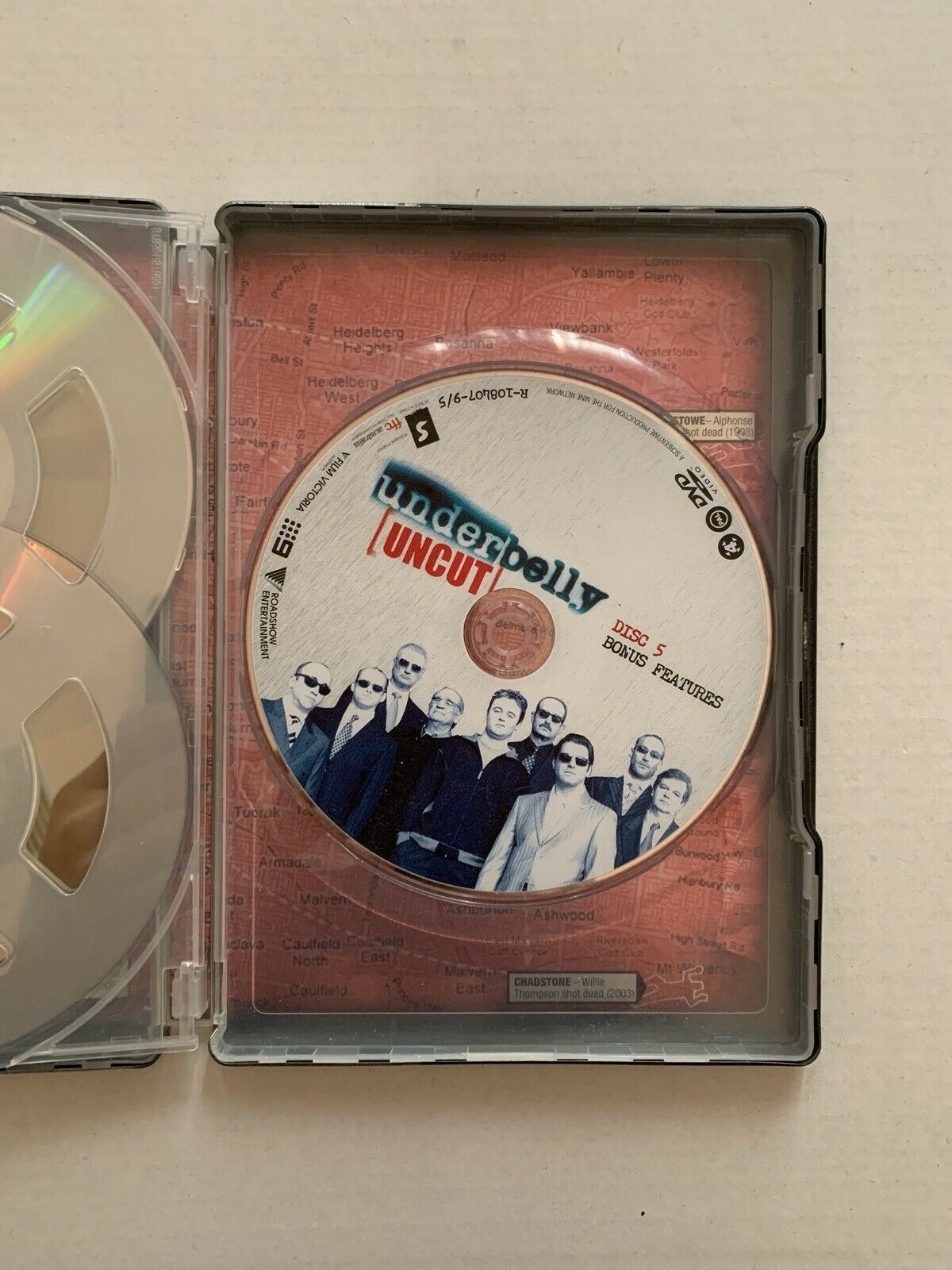 Underbelly Uncut (DVD, 2008) Limited Edition - Steel Case 5-Disc Set. Region 4