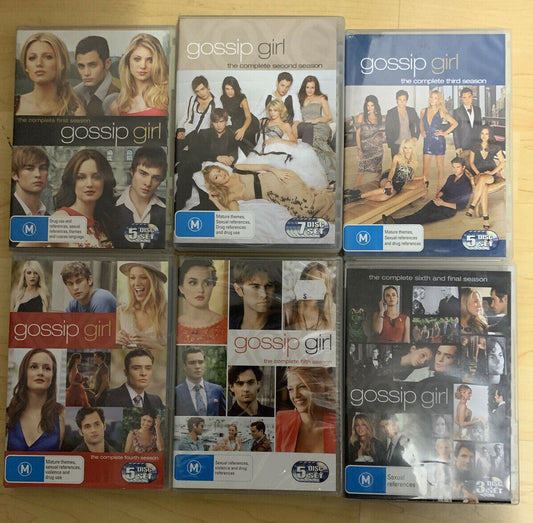 Gossip Girl Complete Season 1-6 (DVD) Region 4 - Blake Lively, Leighton Meester