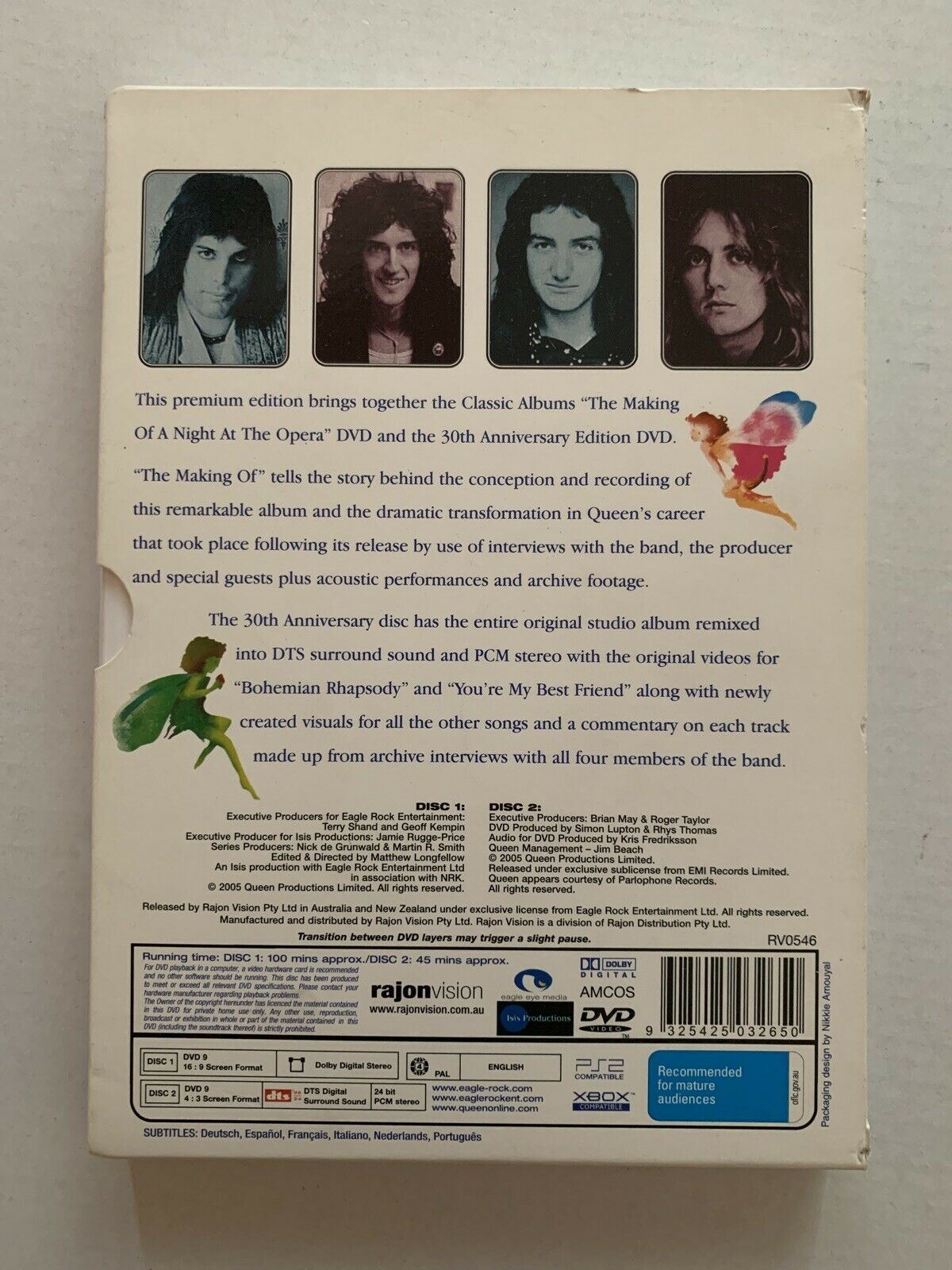 Queen - The Making of A Night At The Opera (2 DVD's 2005)