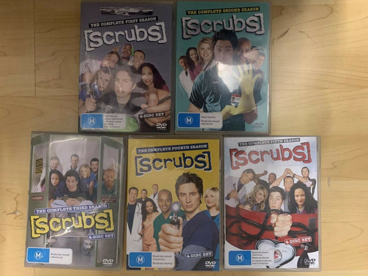 Scrubs - The Complete Season 1-5 (DVD) Region 4
