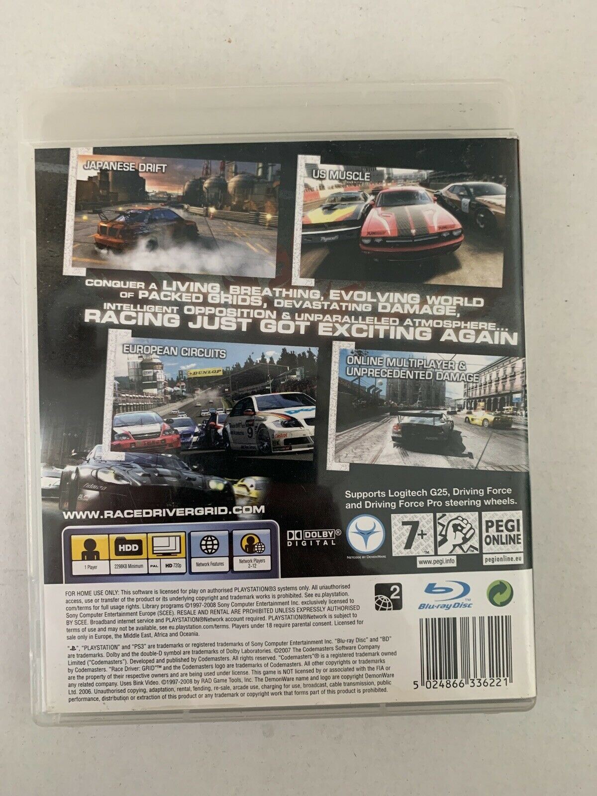 Racedriver GRID (Sony PlayStation 3, 2008)